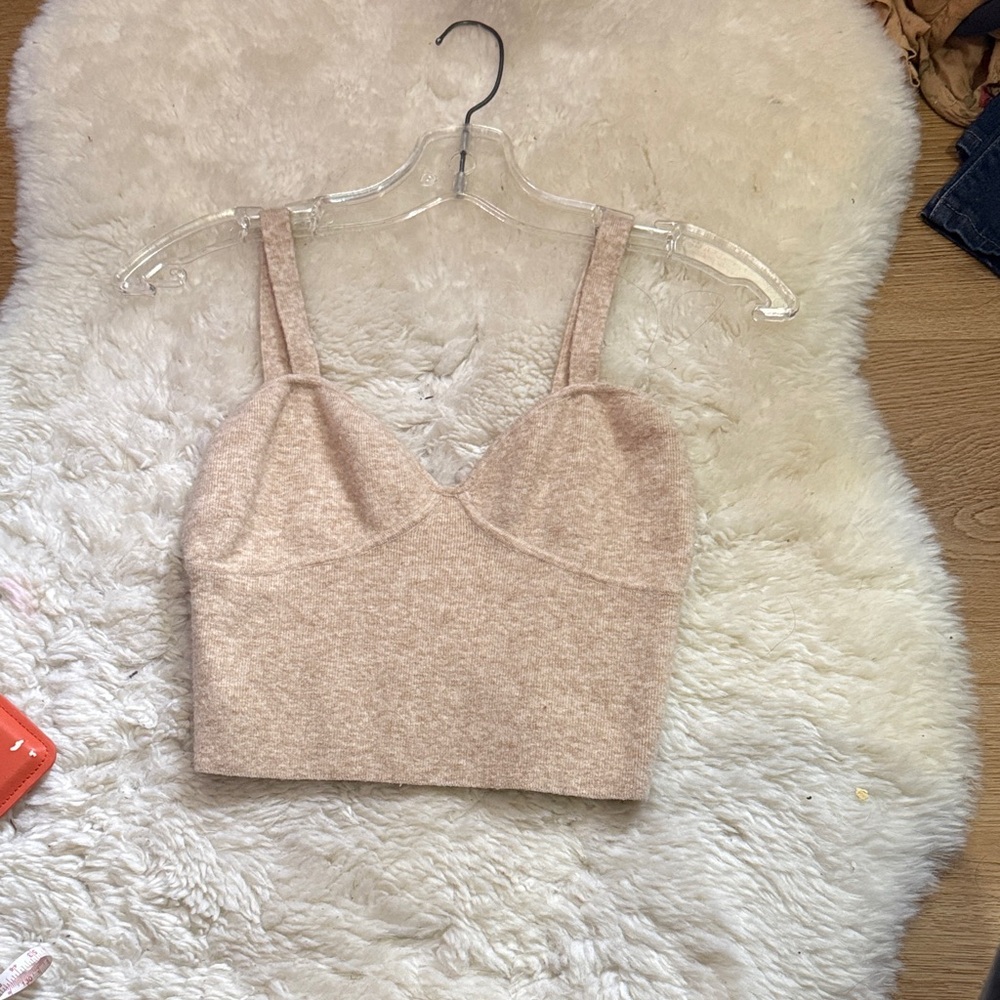 #29 15-18” Ptp Wilfred Blush Cream Brami Crop Top